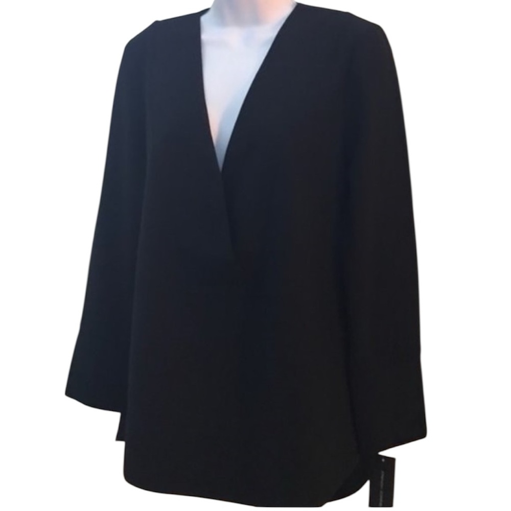 French Connection tunic: Color Black. Size 10 - Picture 2 of 5